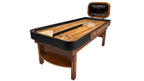 Bank Shot Shuffleboard Table - Compact Design with Bumper Play and Champion Craftsmanship