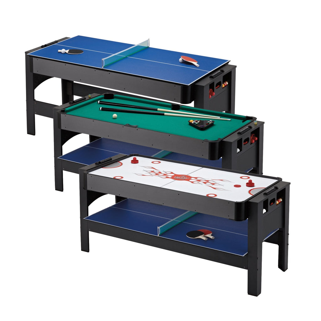 Fat Cat Fliptop 3 in 1 Multi Game Table 6ft