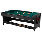 Fat Cat Original Pockey 7ft Black 3 in 1 Multi Game Table