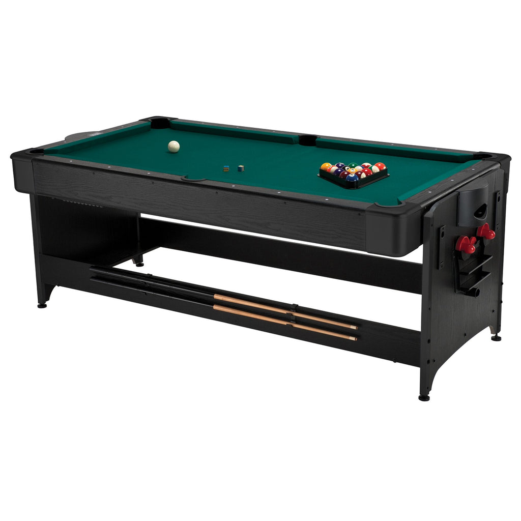 Fat Cat Original Pockey 7ft Black 3 in 1 Multi Game Table