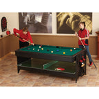 Fat Cat Original Pockey 7ft Black 3 in 1 Multi Game Table