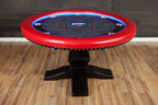 BBO Poker Tables Ginza LED Black Round Poker Table