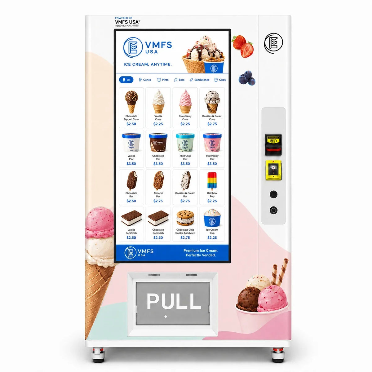 Big Screen Ice Cream Vending Machine