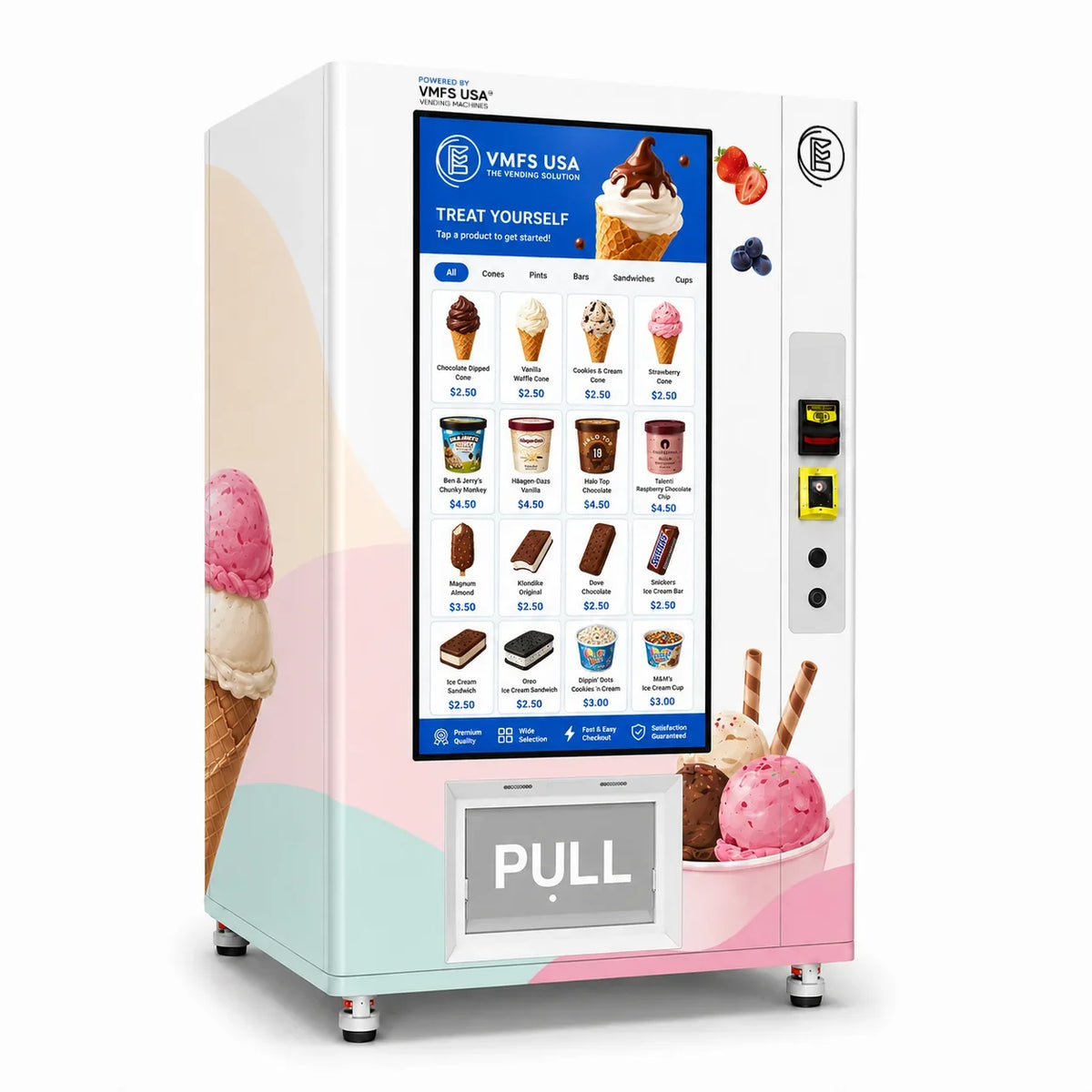 Big Screen Ice Cream Vending Machine