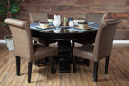 BBO Poker Tables Ginza LED Black Round Poker Table