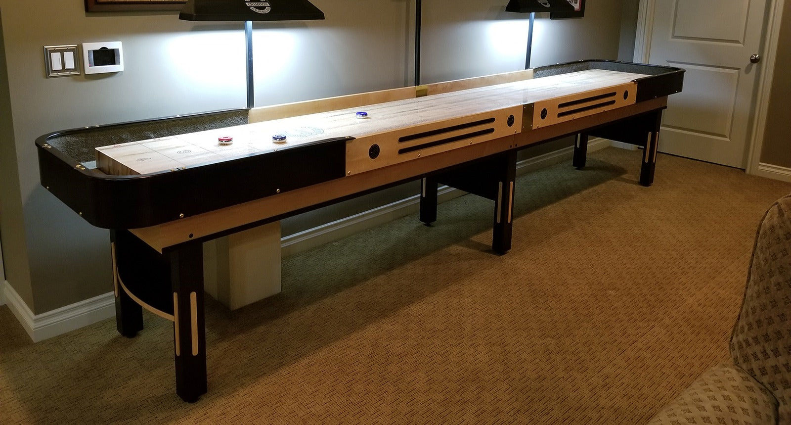 Grand Champion Shuffleboard Table - Legendary Play & Enduring Craft
