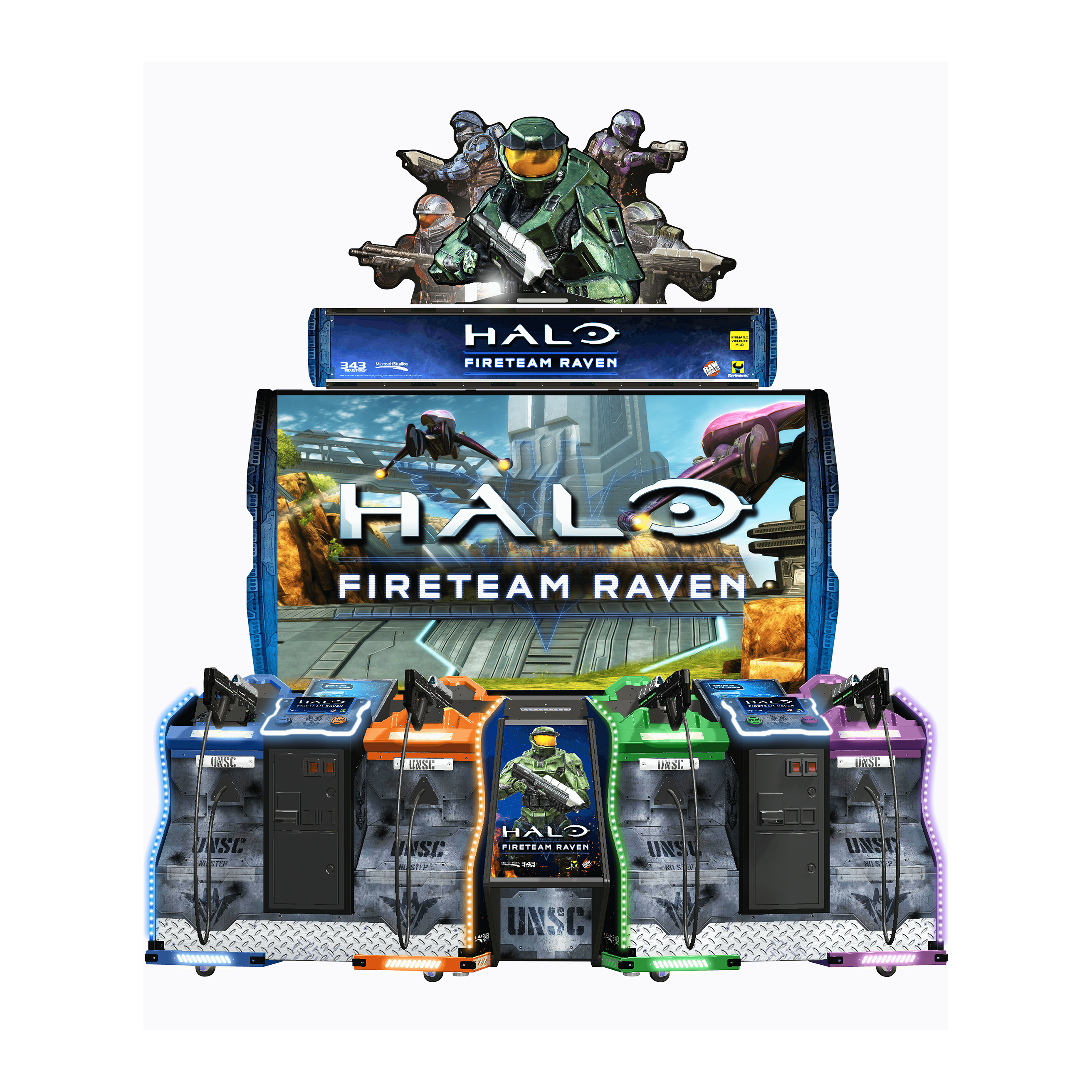 Raw Thrills Halo: Fireteam Raven – 4-Player Tethered