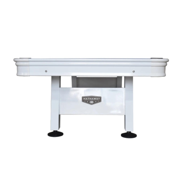 Hathaway Alpine 8-ft Outdoor Pool Table - White with Blue Felt BG3147