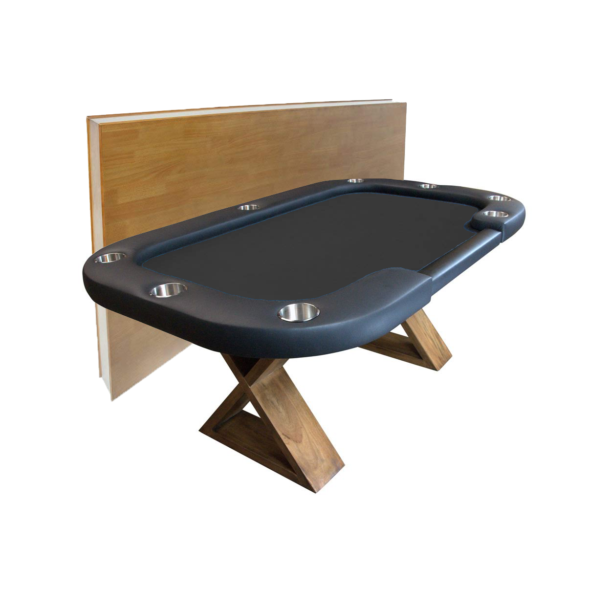 BBO Poker Tables Helmsley Poker Dining Table 8 Person