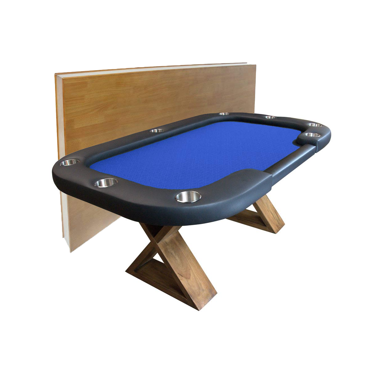 BBO Poker Tables Helmsley Poker Dining Table 8 Person