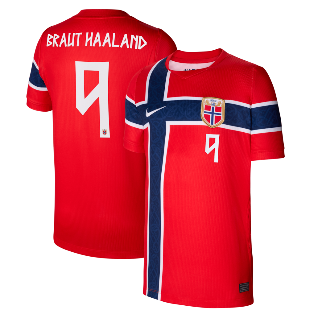 Norway 2026 World Cup BRAUT HAALAND 9 Home Jersey