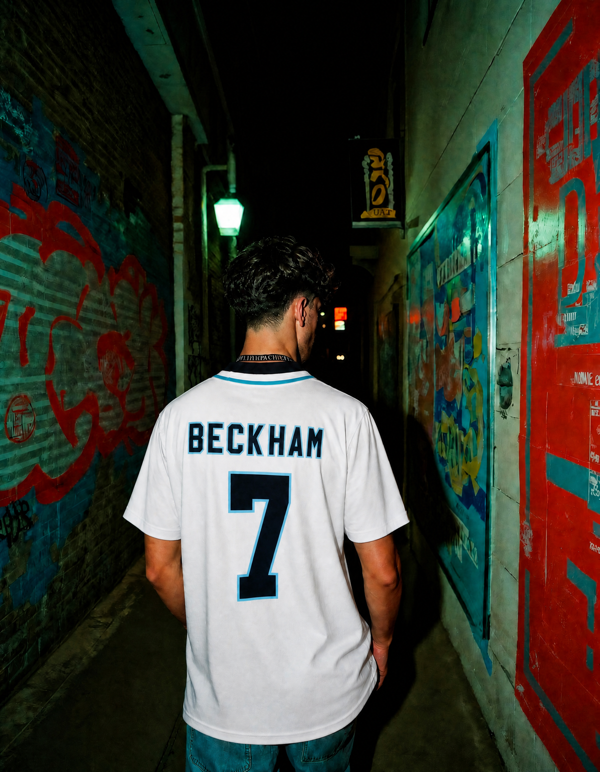 Beckham England Home Jersey 1996 — image 3
