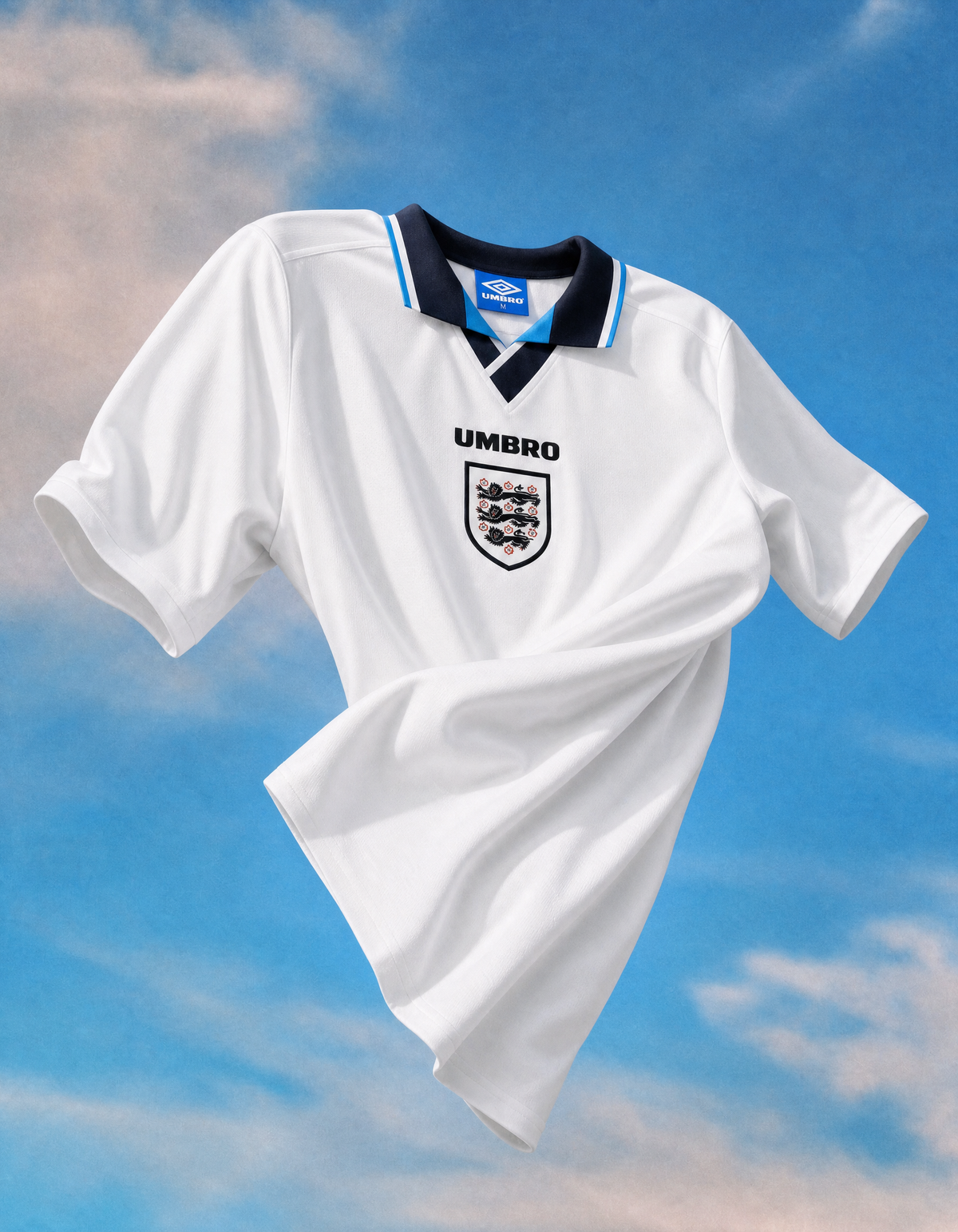 Beckham England Home Jersey 1996 — image 4