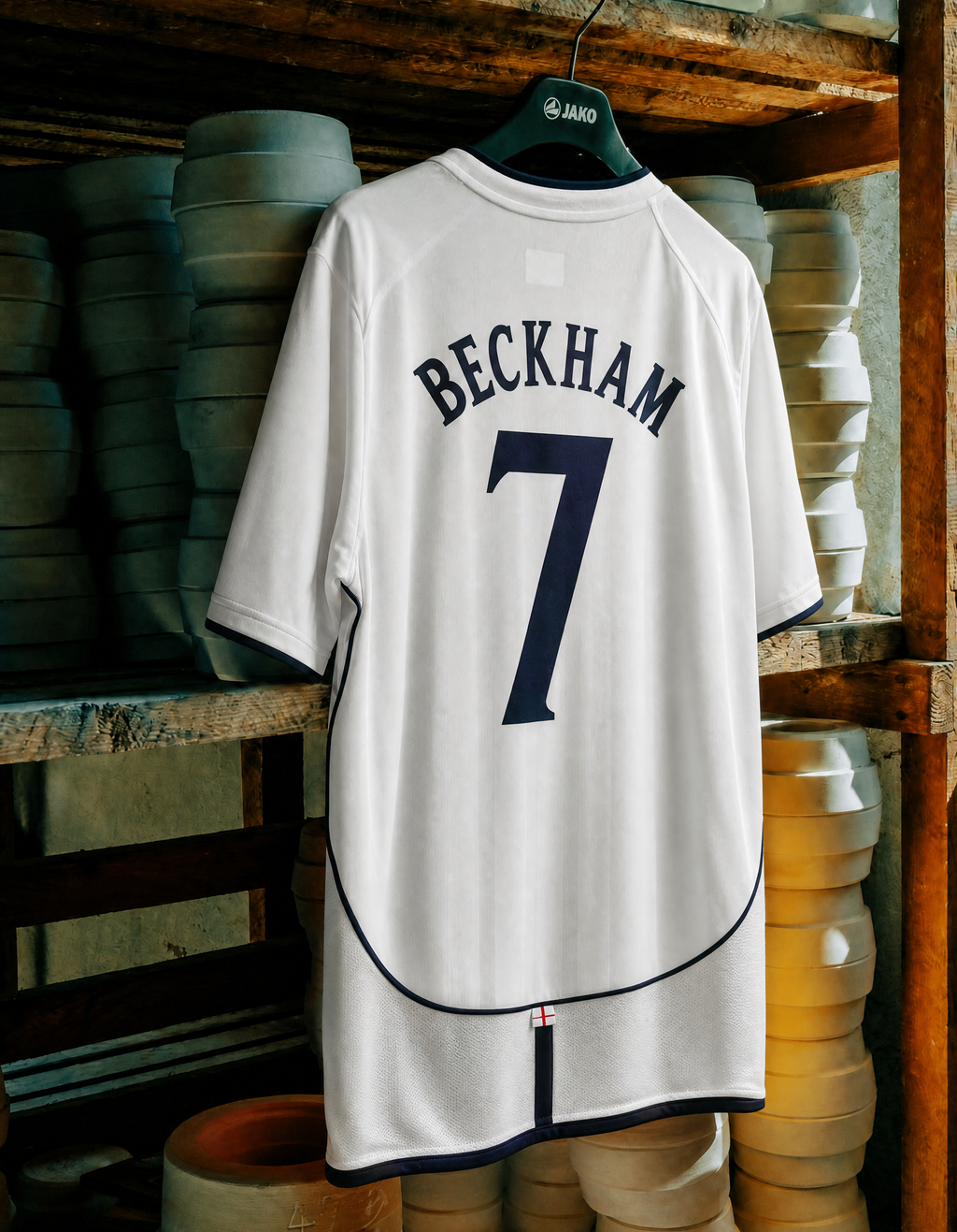Beckham England Home Jersey 2002 — image 4