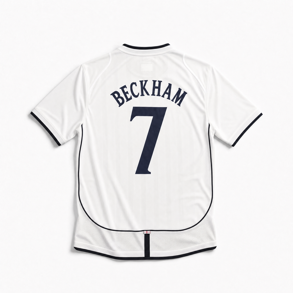England Home Jersey 2002 — image 5