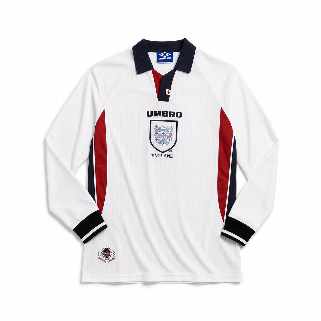 Beckham England Home Long Jersey 1998 — image 1