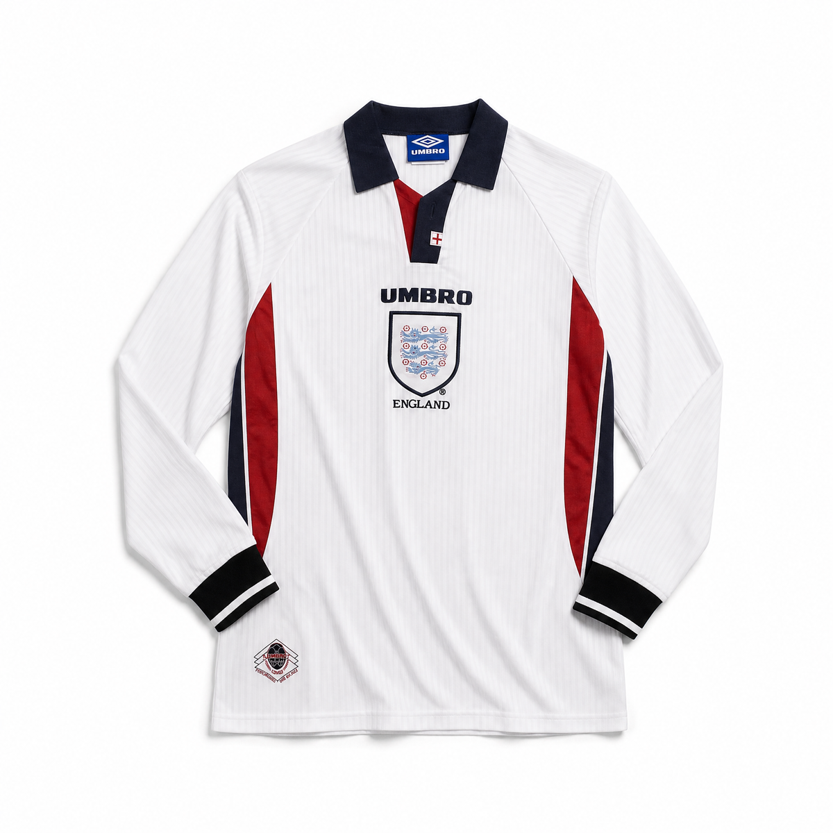 Beckham England Home Long Jersey 1998 — image 1