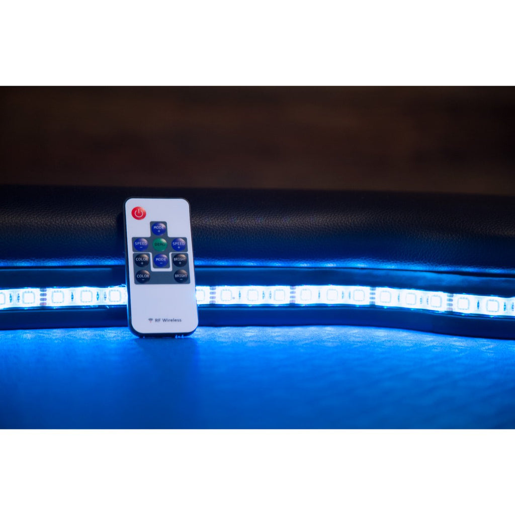 BBO Poker Tables Lumen HD LED Black Poker Table 10 Person