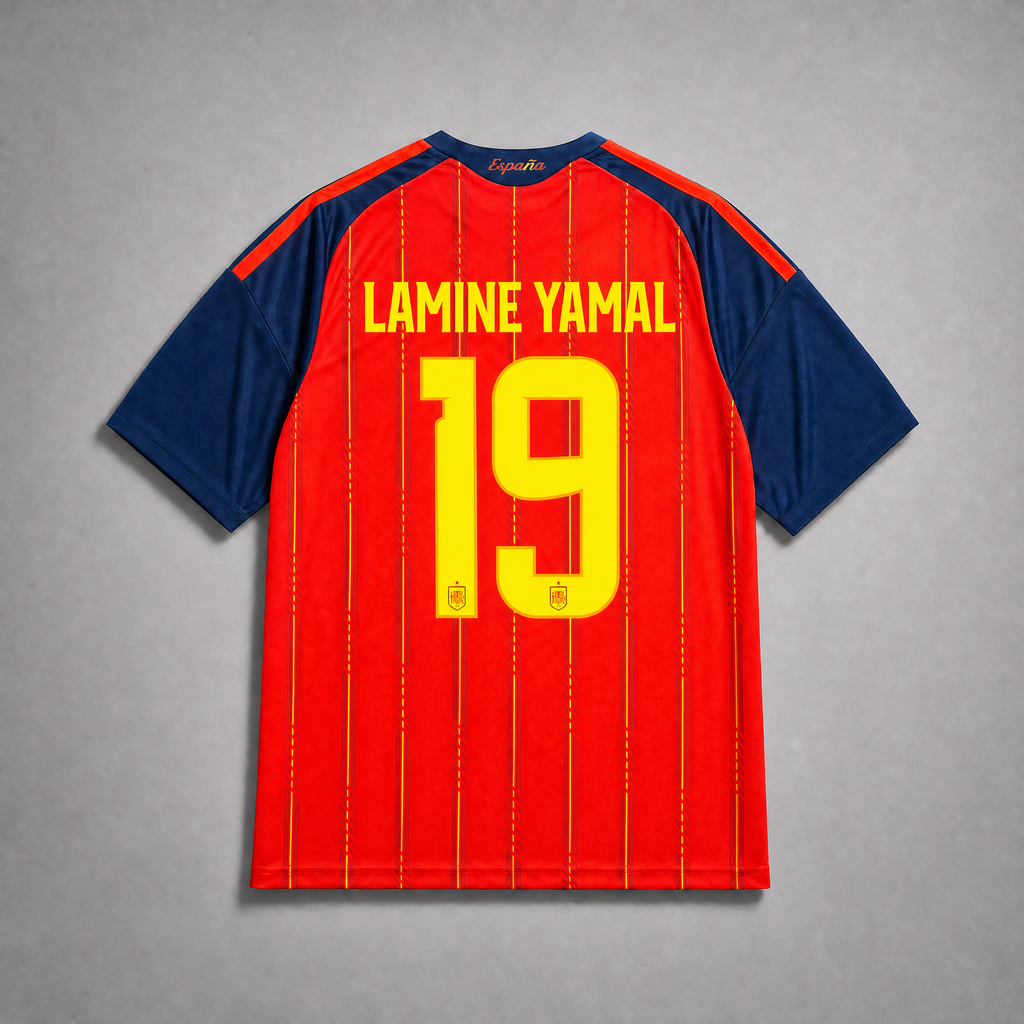 Jersey Lamine Yamal Spain Home 2026 World Cup