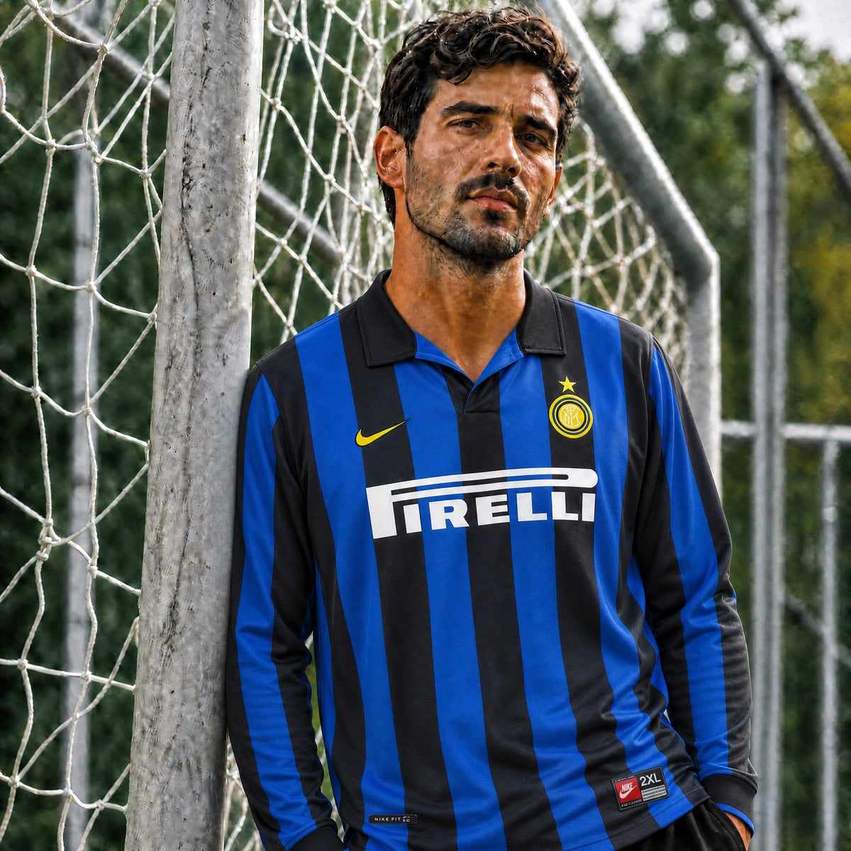 Baggio Inter Long-Sleeve Home Jersey 1998/99 — image 3