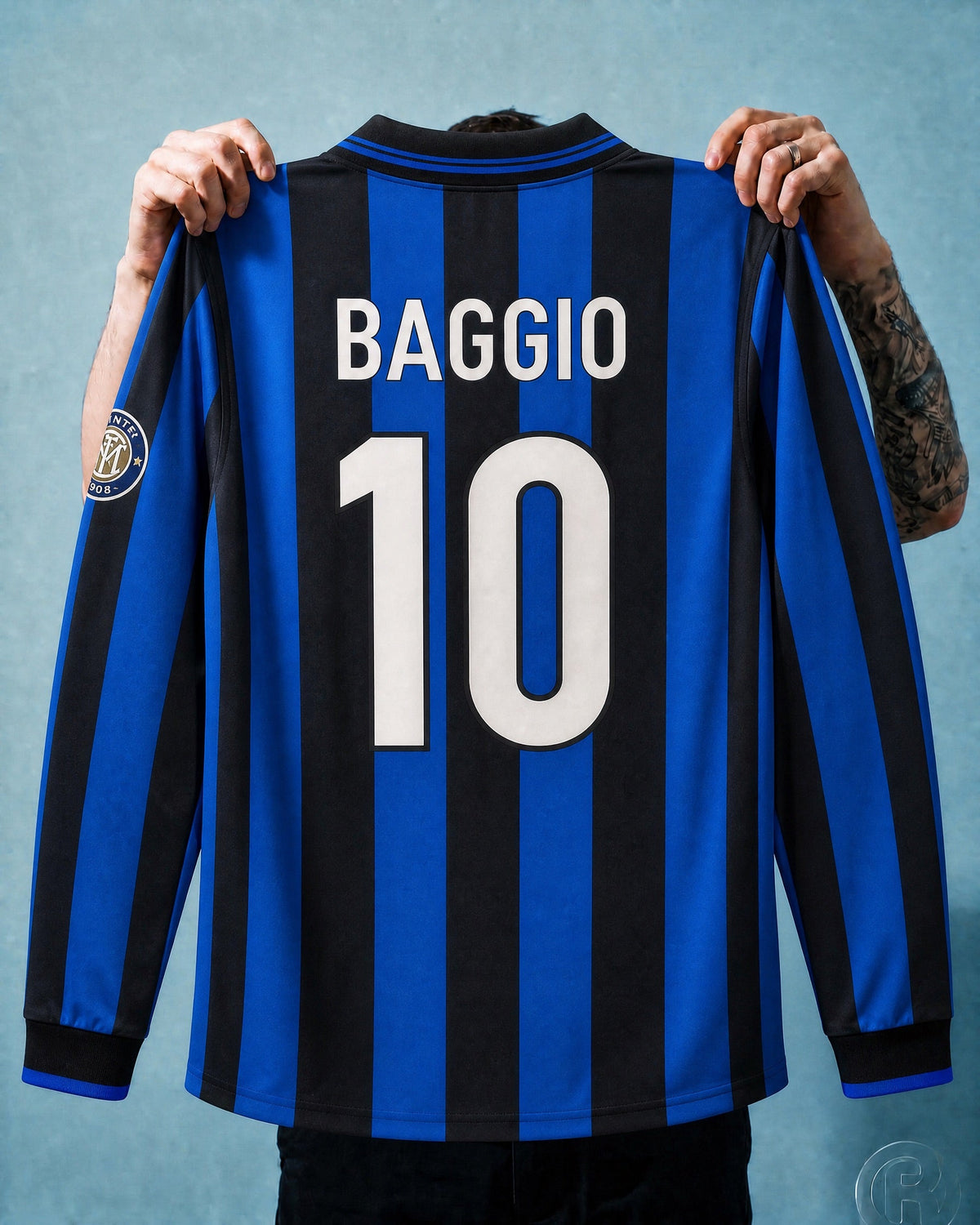 Baggio Inter Long-Sleeve Home Jersey 1998/99 — image 4