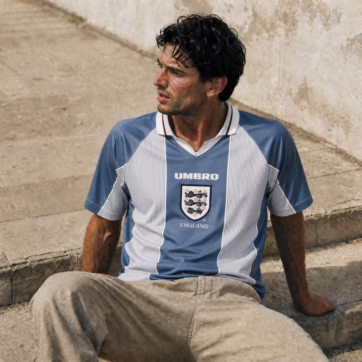 Beckham England Away Jersey 1996 — image 3