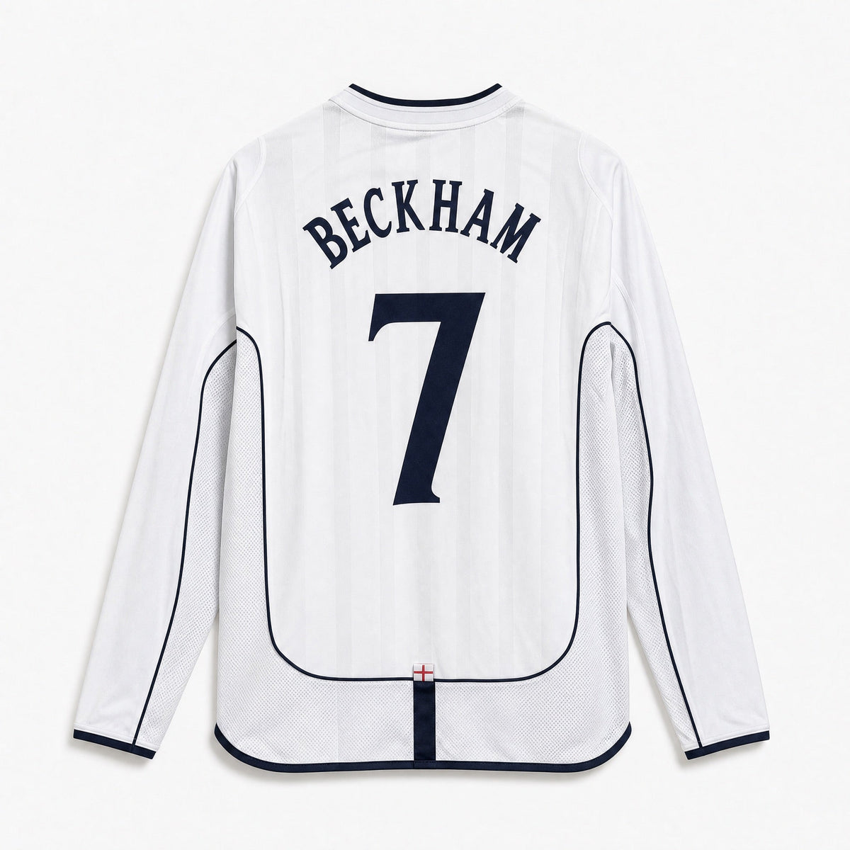 Beckham England Home Long Jersey 2002 — image 2