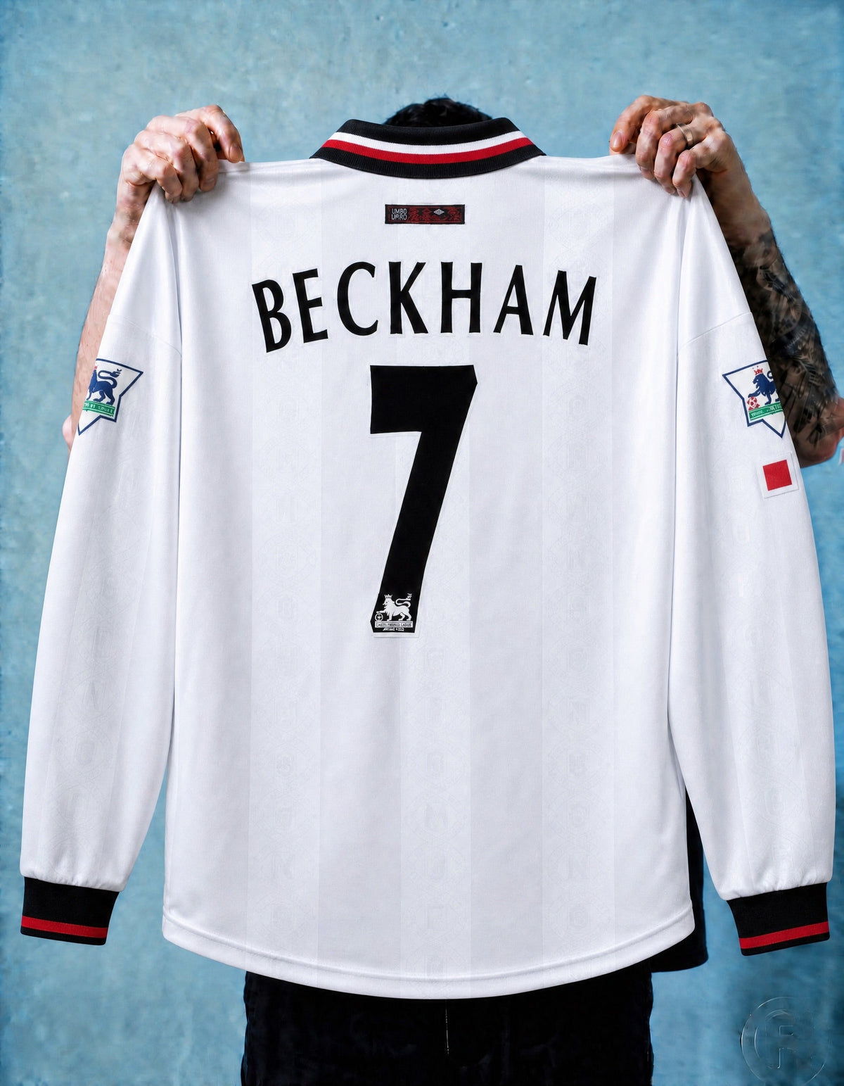 Beckham Manchester United Long-Sleeve Away Jersey 1998/99 — image 4