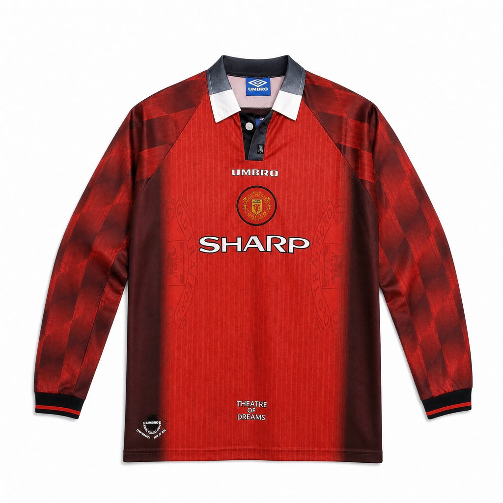 Beckham Manchester United Long-Sleeve Home Jersey 1996/97 — image 1