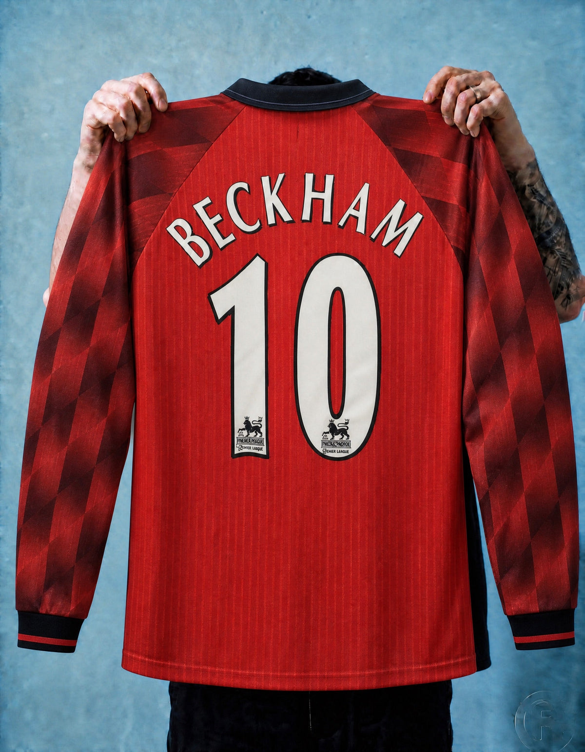 Beckham Manchester United Long-Sleeve Home Jersey 1996/97 — image 4