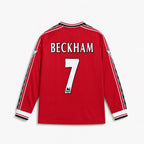 Beckham Manchester United Long-Sleeve Home Jersey 1998/99 — image 2