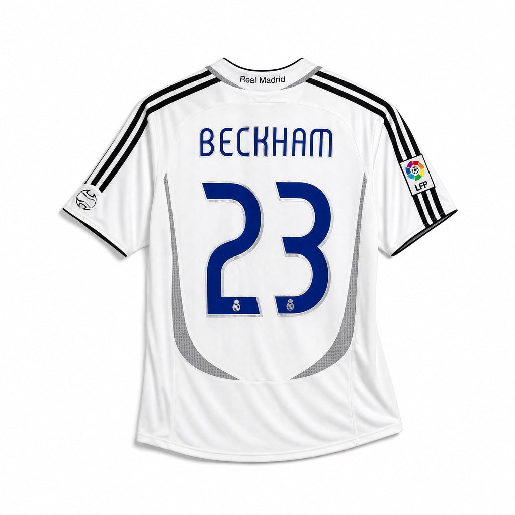 Beckham Real Madrid Home Jersey 2006/07 — image 2
