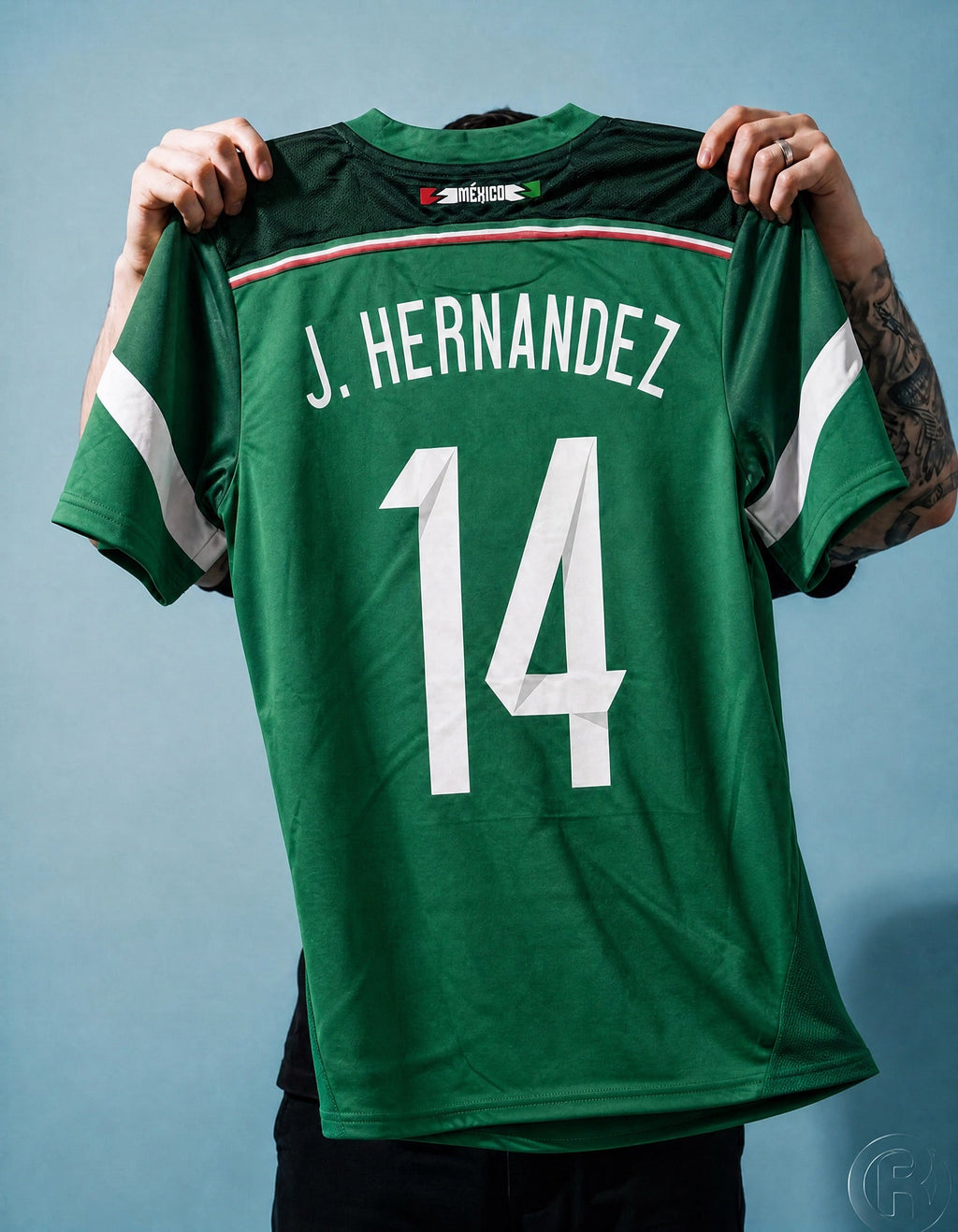 Chicharito Mexico Home 2014 World Cup Jersey — image 4