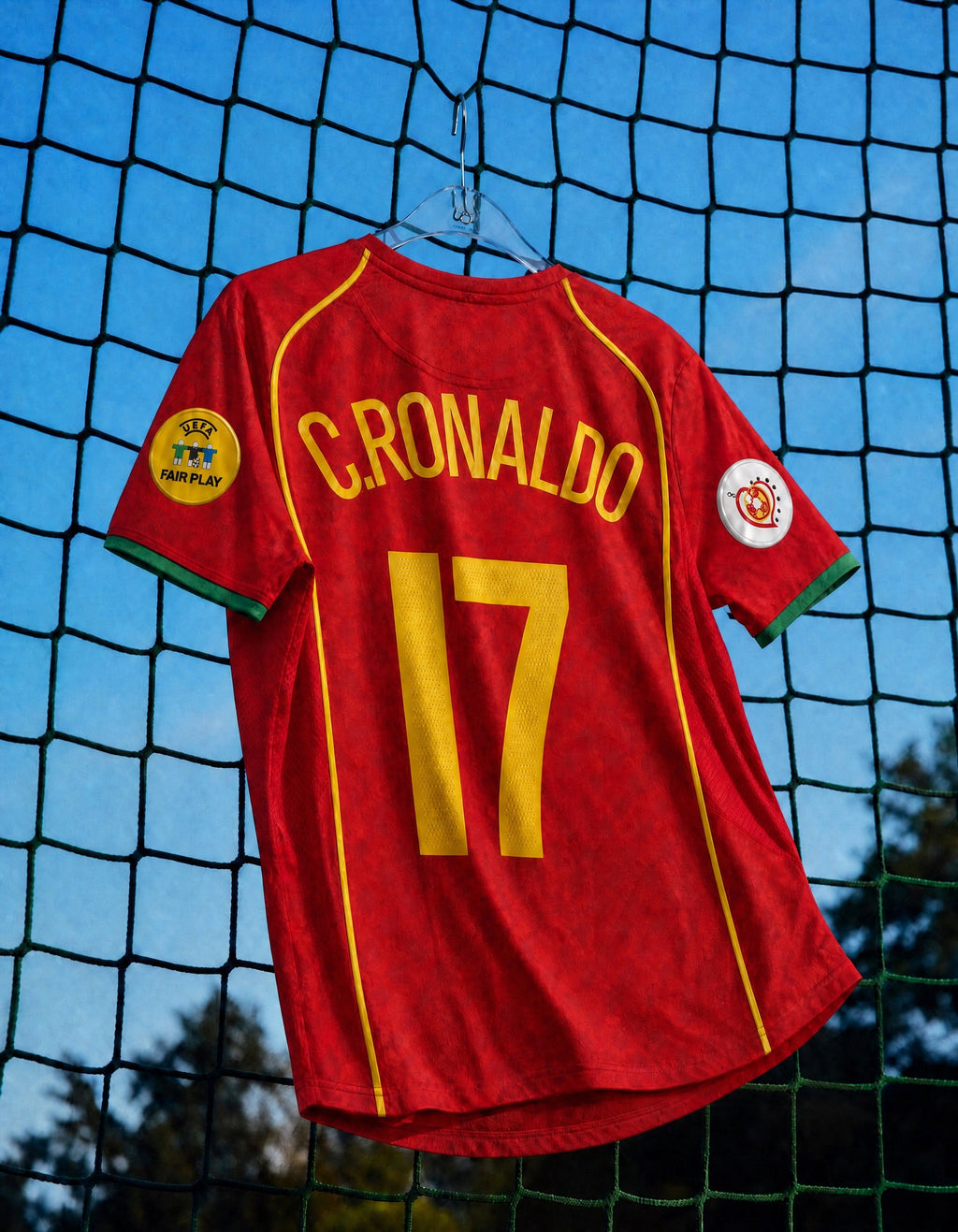 Cristiano Ronaldo CR7 Portugal Home Jersey 2004 — image 4