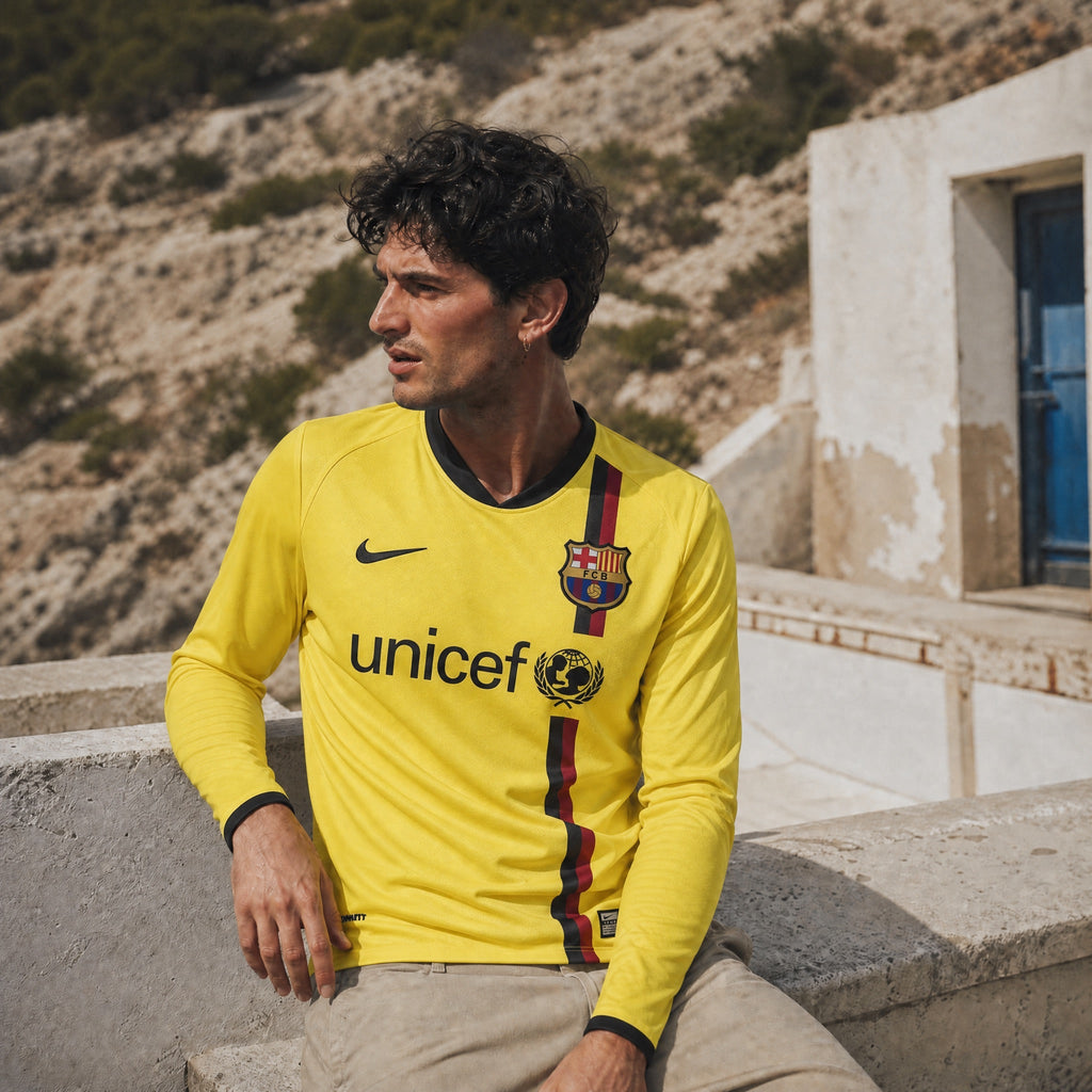 Maglia Henry Barcellona Away Long 2008/09