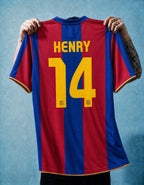 Henry Barcelona Home Jersey 2007/08 — image 4