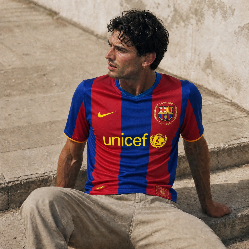 Henry Barcelona Home Jersey 2007/08 — image 3
