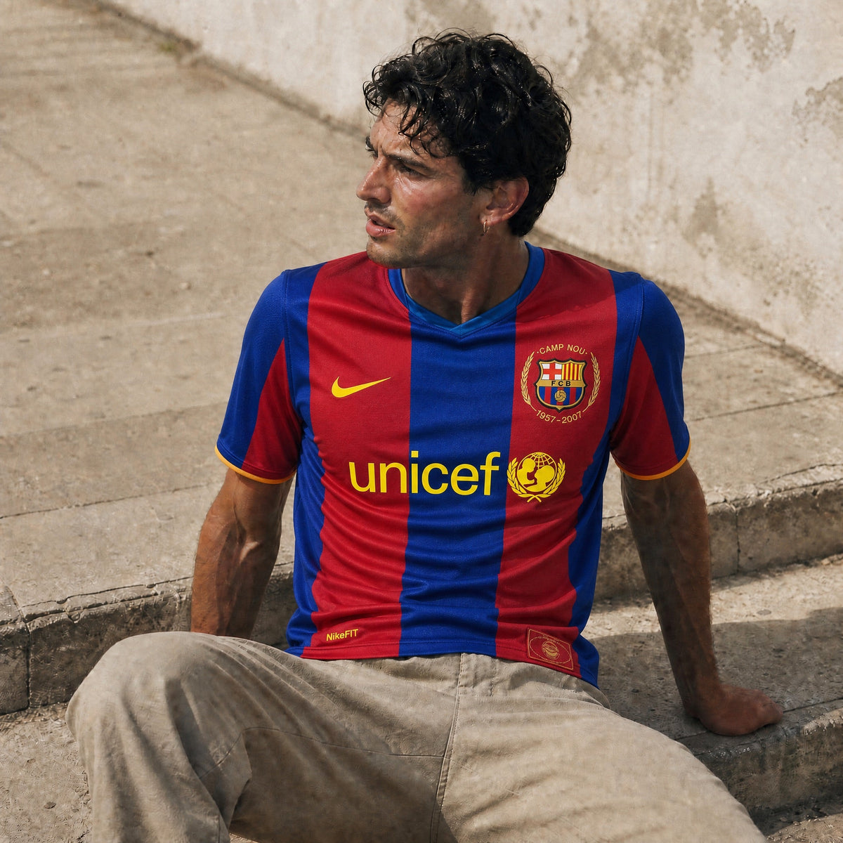 Henry Barcelona Home Jersey 2007/08 — image 3