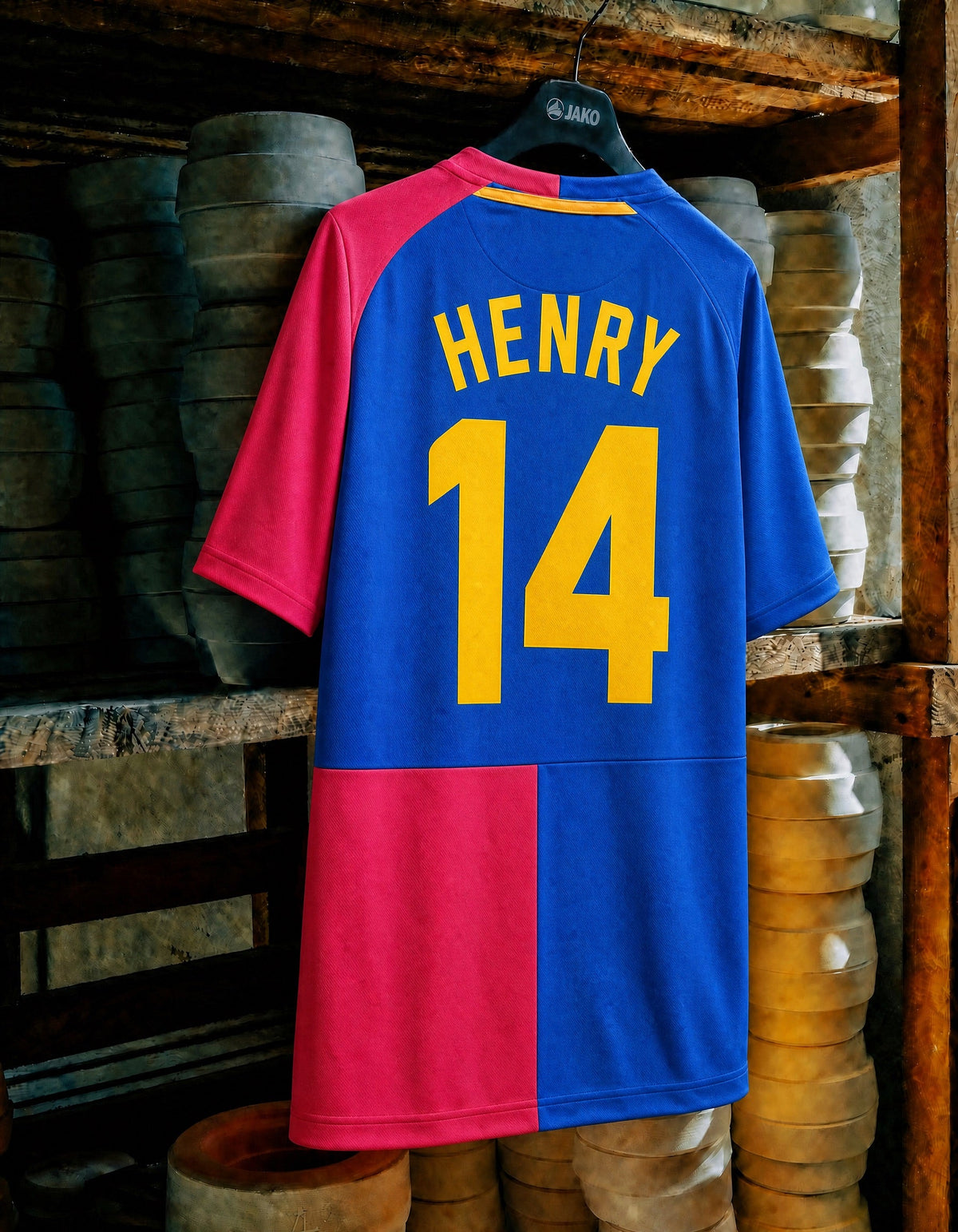 Henry Barcelona Home Jersey 2008/09 — image 4