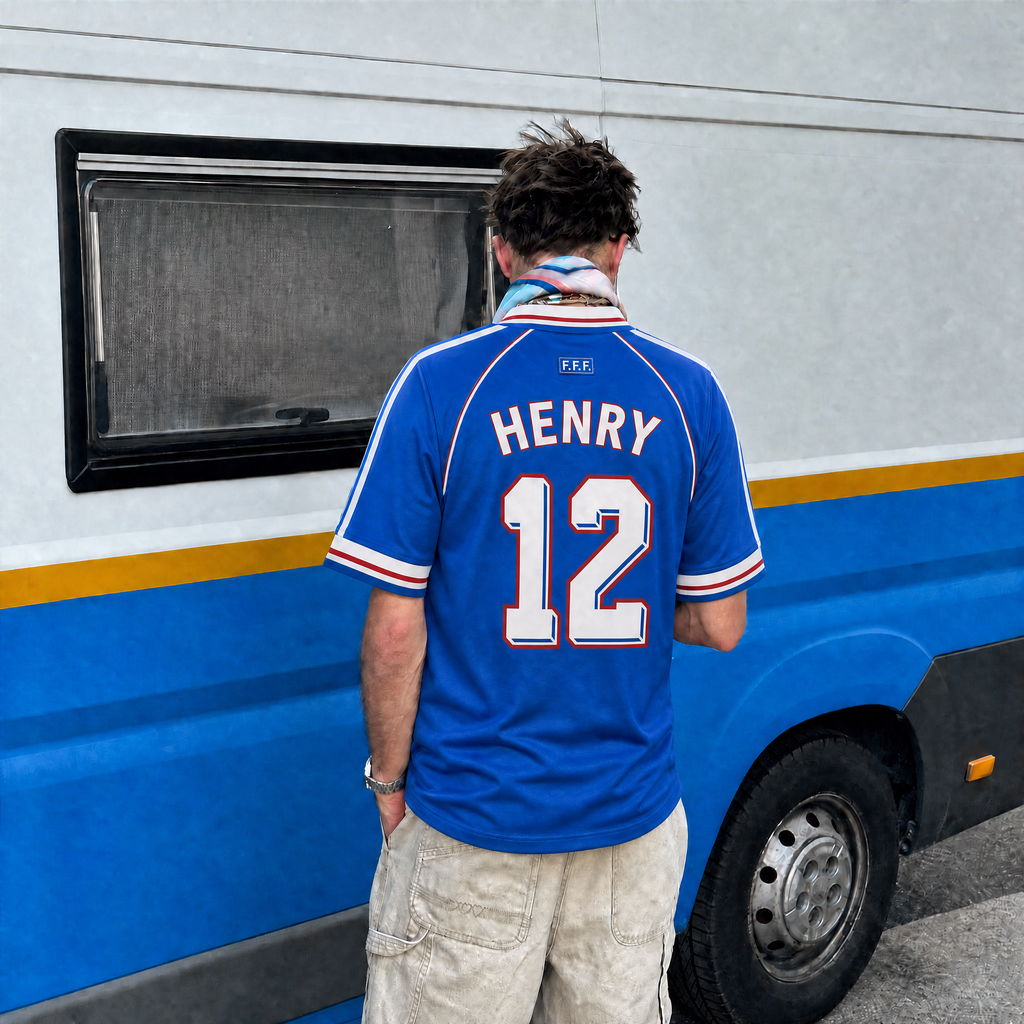 Henry France Home Jersey 1998 — image 3