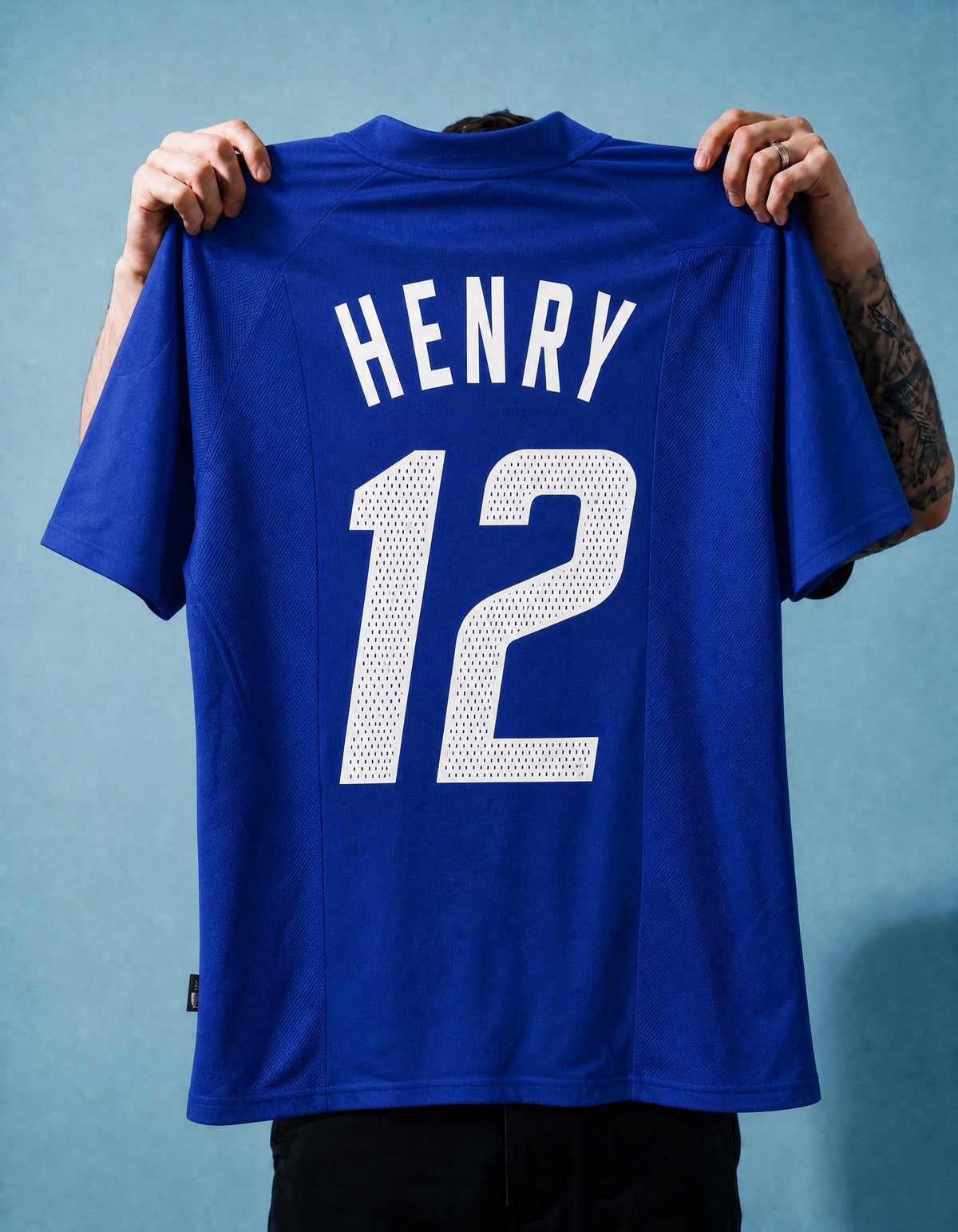 Henry France Home Jersey 2002 — image 4