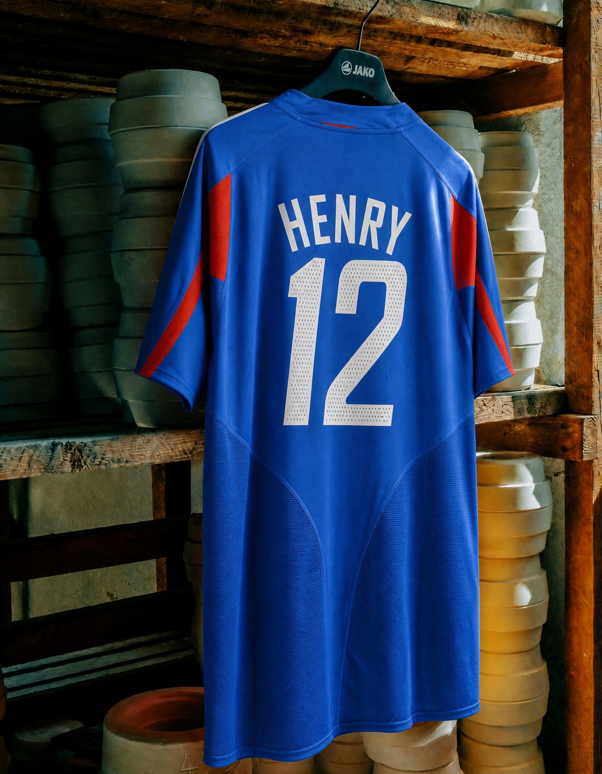 Henry France Home Jersey 2004 — image 4