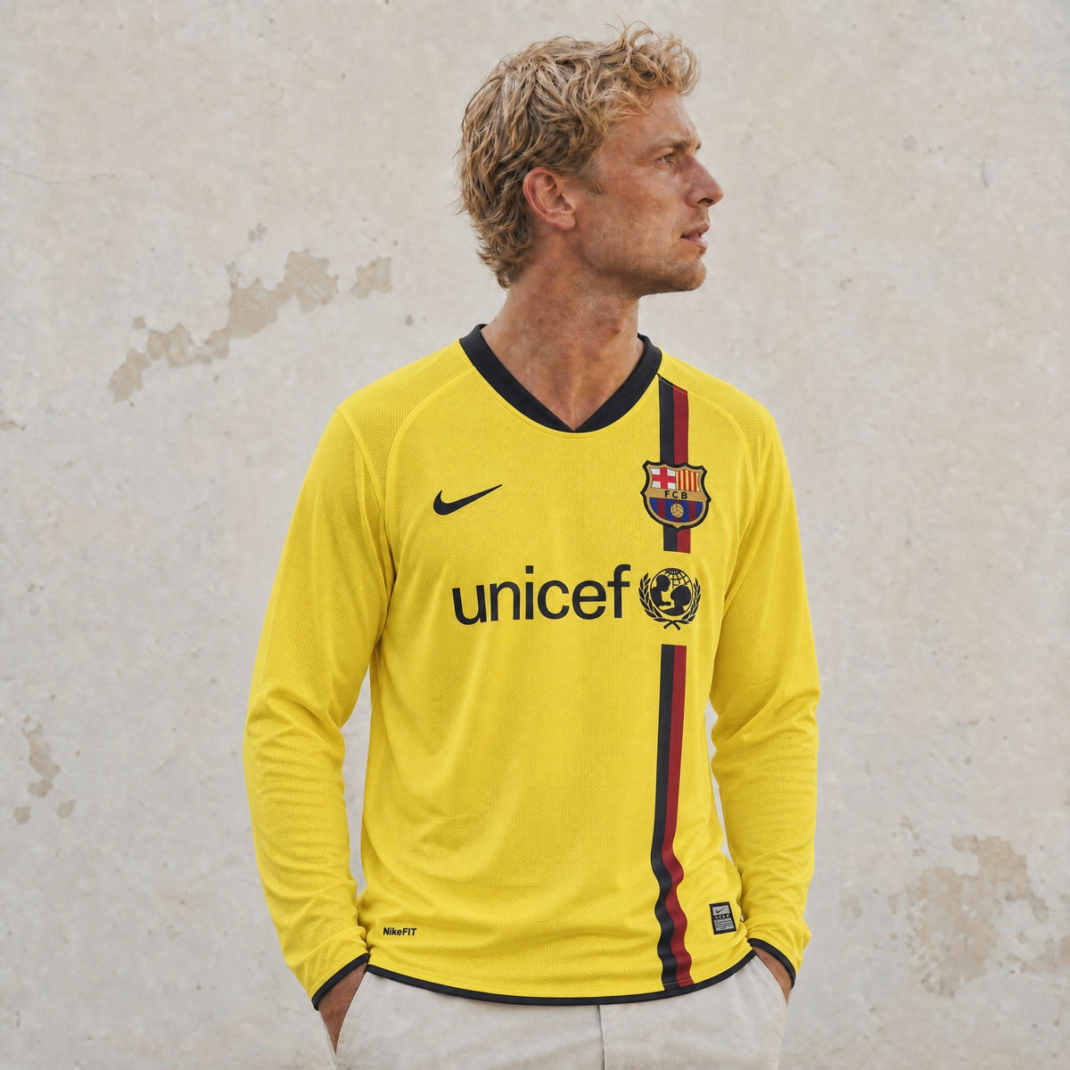 Messi Barcelona Away Long Jersey 2008/09 — image 3