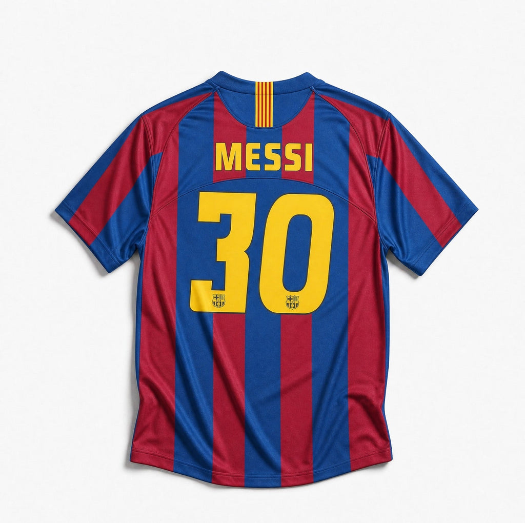 Messi Barcelona Home Jersey Champions League 2005/06 — image 2