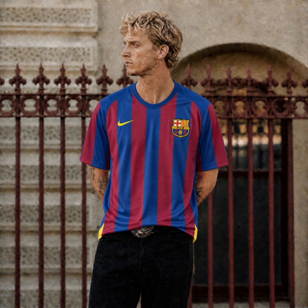 Messi Barcelona Home Jersey Champions League 2005/06 — image 3