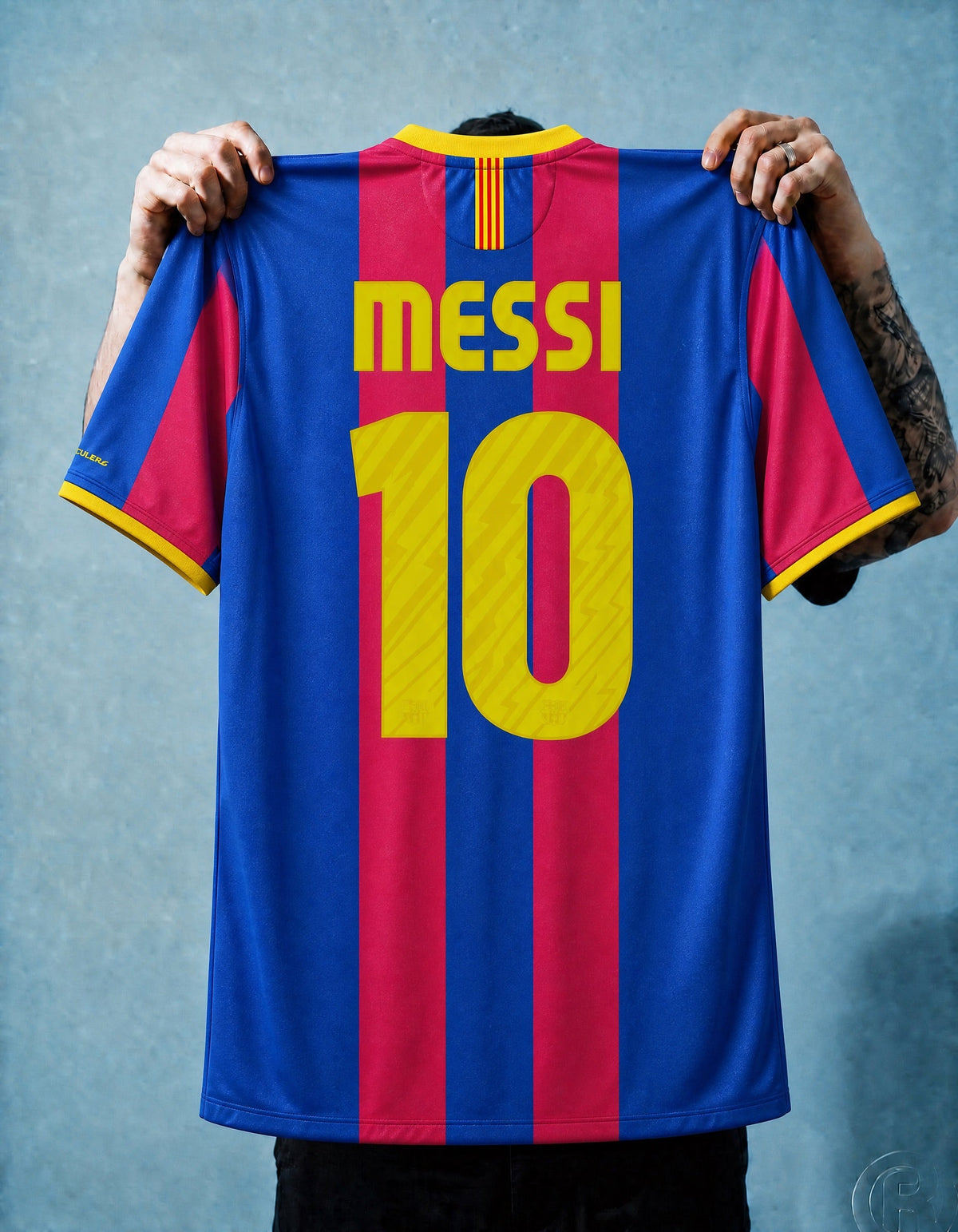 Messi Barcelona Home Jersey UCL Final 2010/11 — image 4