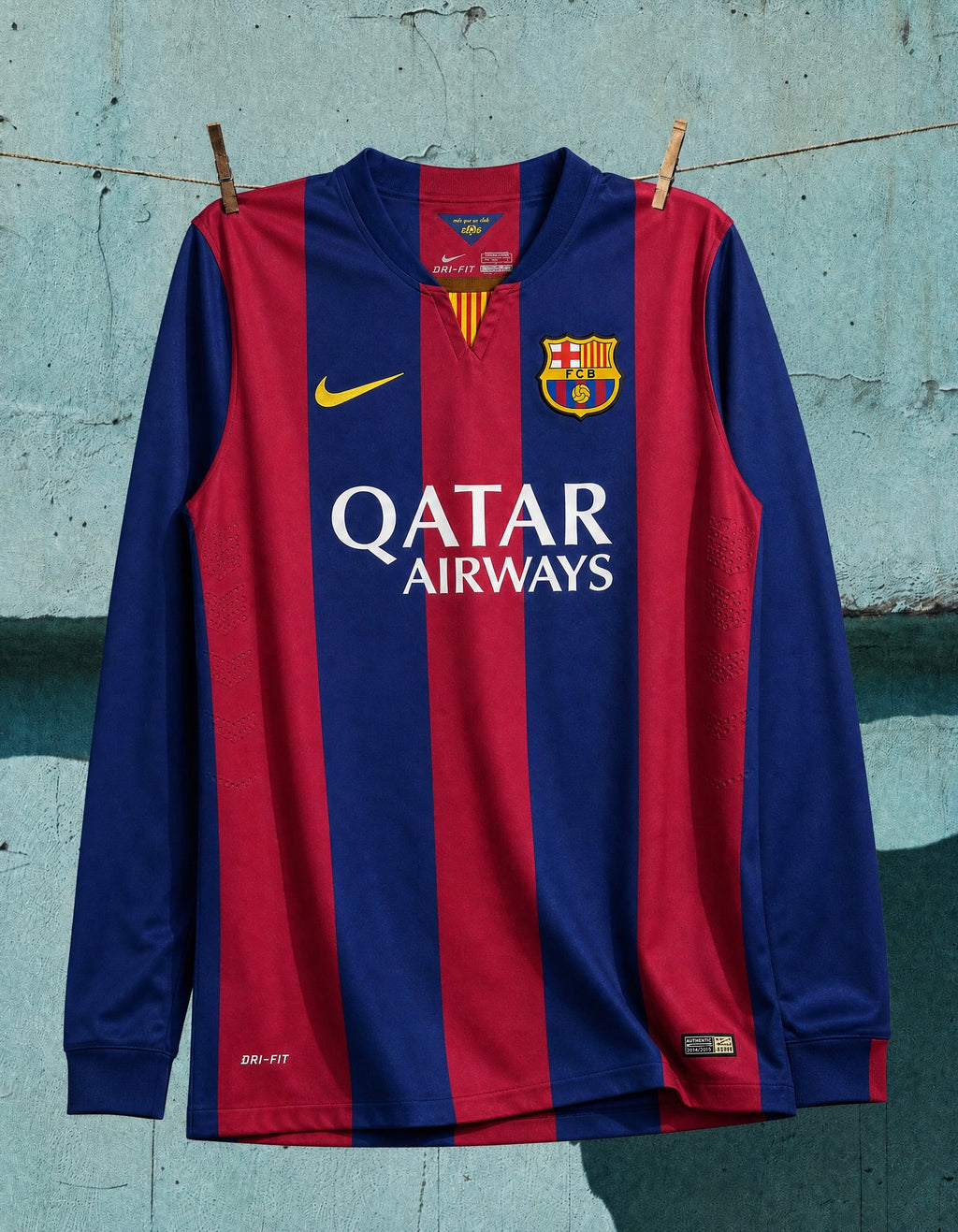 Messi Barcelona Home Long Jersey 2014/15 — image 4