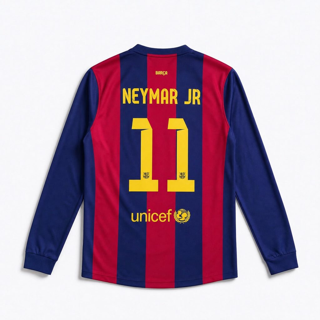 Neymar Barcelona Home Long Sleeve Jersey 2014/15 — image 2