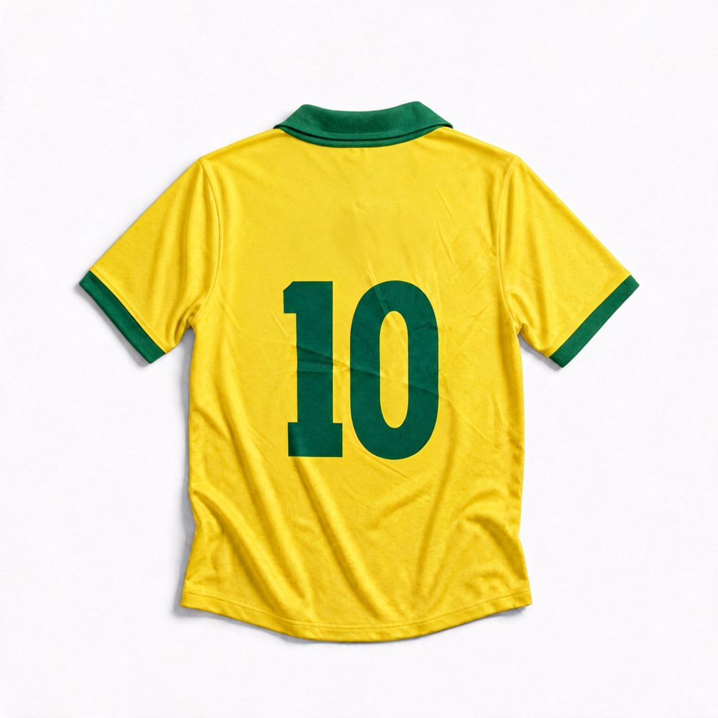 Pelé Brazil Home Jersey 1958 — image 2