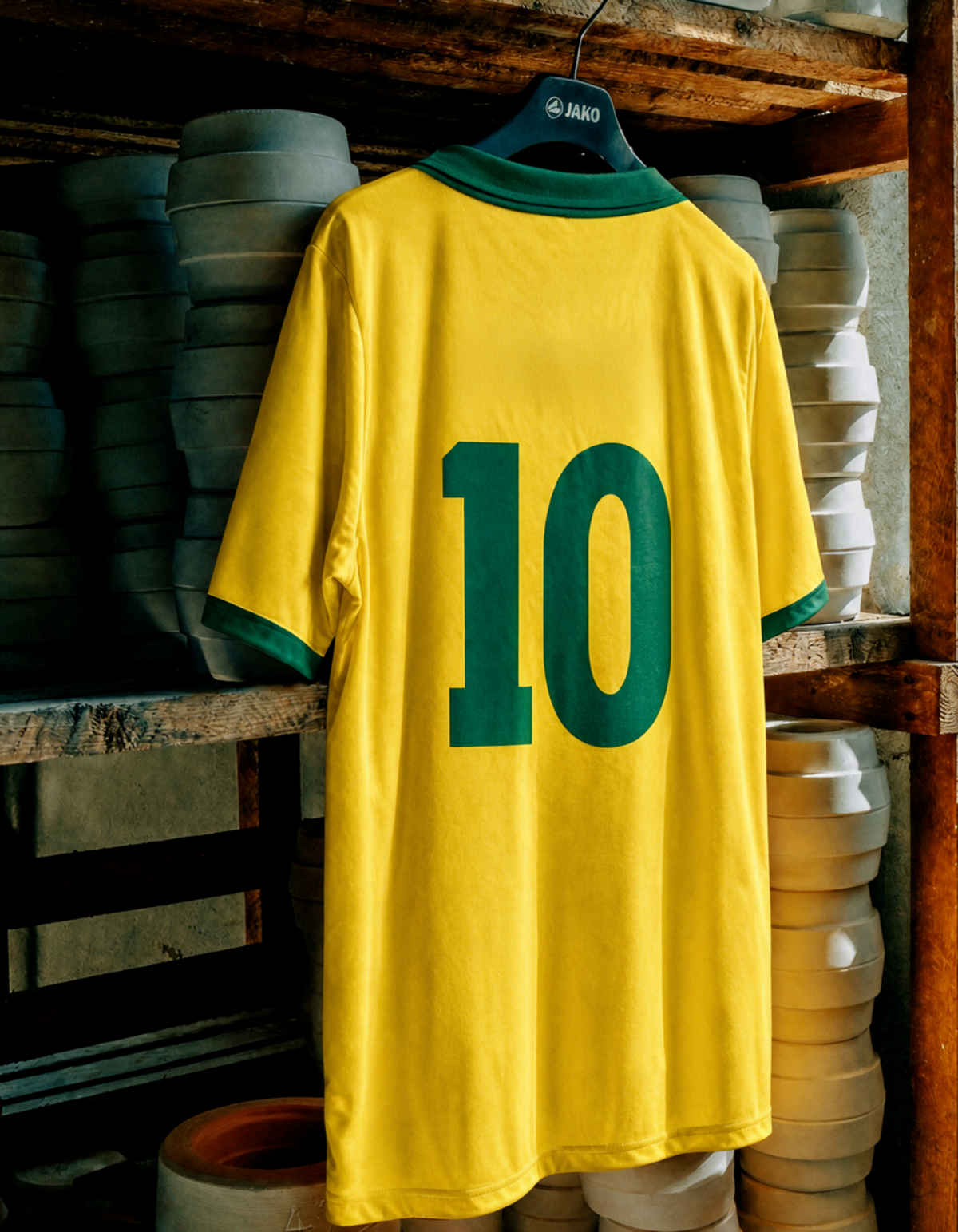 Pelé Brazil Home Jersey 1958 — image 4